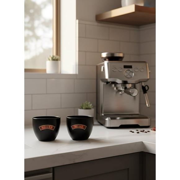 Other - YOURS / MINE Espresso & Coffee Cup – Bold • Fun • Bailey's-Inspired